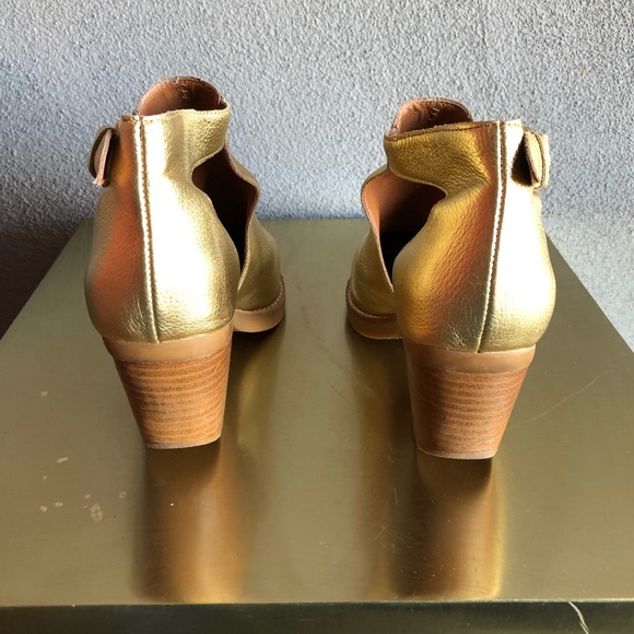 Jeffrey Campbell Gold Ankle Boots - Picture 3 of 5